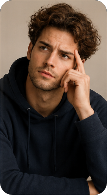 Unmotivated man