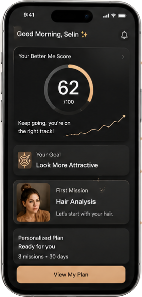 Better Me personalized plan screen